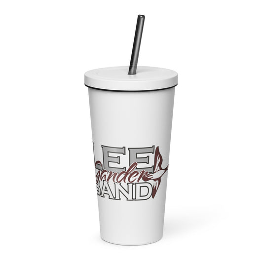 Gander Band Insulated tumbler with a straw